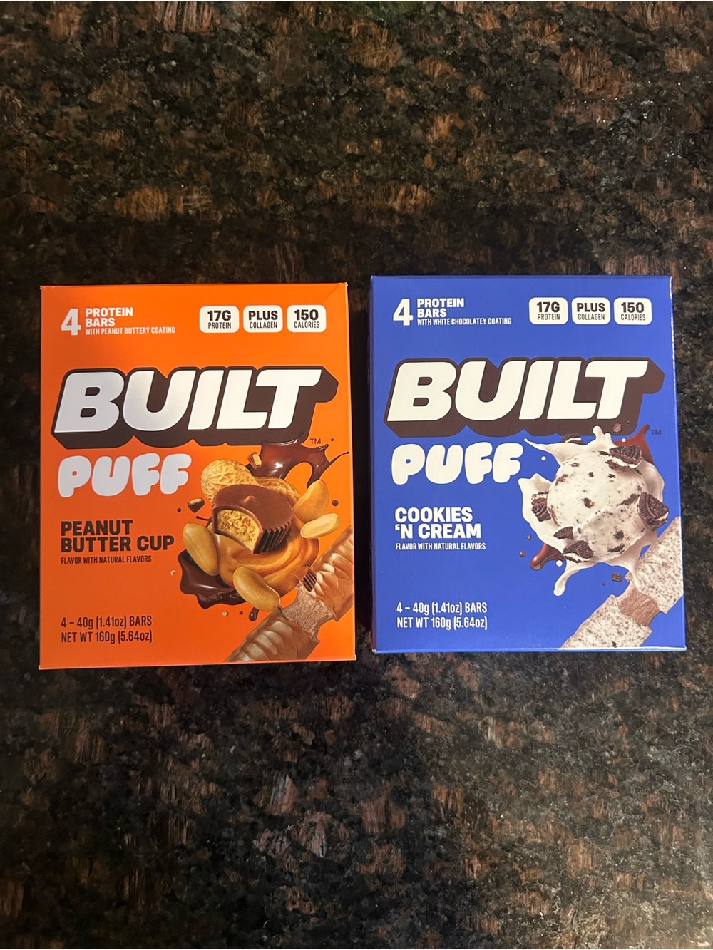 BUILT Puff Exercise Accessory Bundle – Peanut Butter Cup & Cookies ’N Cream – 8